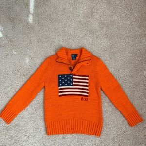 Ralph Lauren Flag Cotton pullover sweater